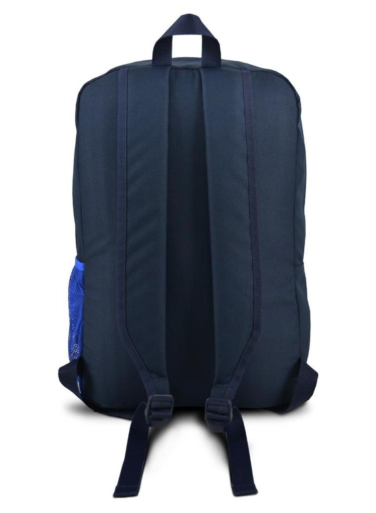 LUPA Classic Laptop Backpack for Men & Women – Lightweight Travel & School Bag with Side Bottle Pocket (Navy Blue) - Image 5